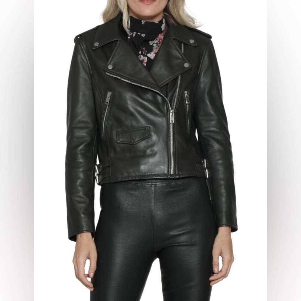 Walter Baker Liz Moto Leather Jacket
